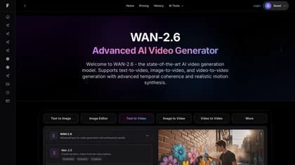 WAN 2.6 - Fooocus.one
