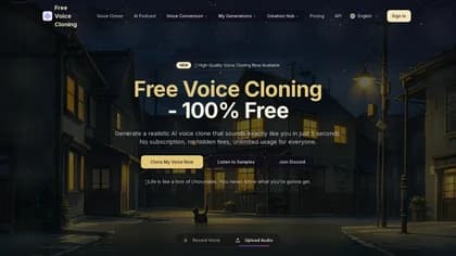Free Voice Cloning